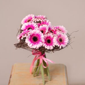 Букет от гербери “Pink nature”
