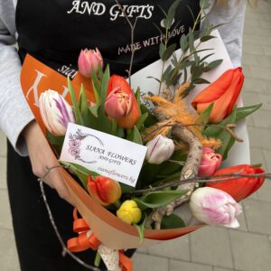 Букет от лалета “Orange love”🧡
