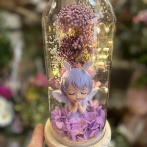 Ангелче в стъкленица „Лавандулена Молитва”