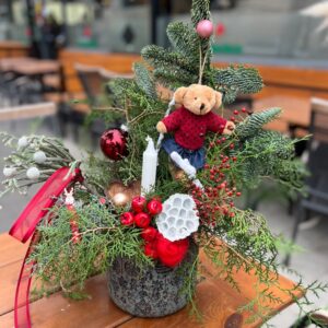 Коледна композиция “Мечешка Коледа”