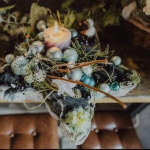 Коледна композиция свещник “Magical star”2