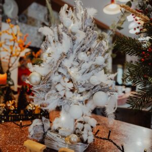 Winter Feather Tree — Пухкаво зимно вълшебство - Елха