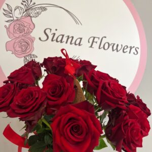 15 червени рози „Петнадесет пъти избирам теб“