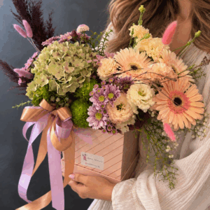Цветя в кутия „Тиха радост“ №207 🌸